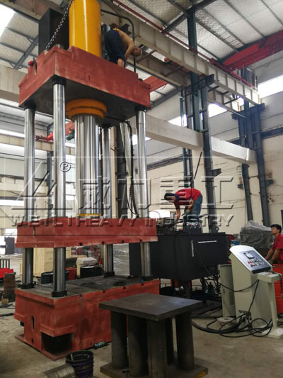 復(fù)合材料垃圾桶成型液壓機